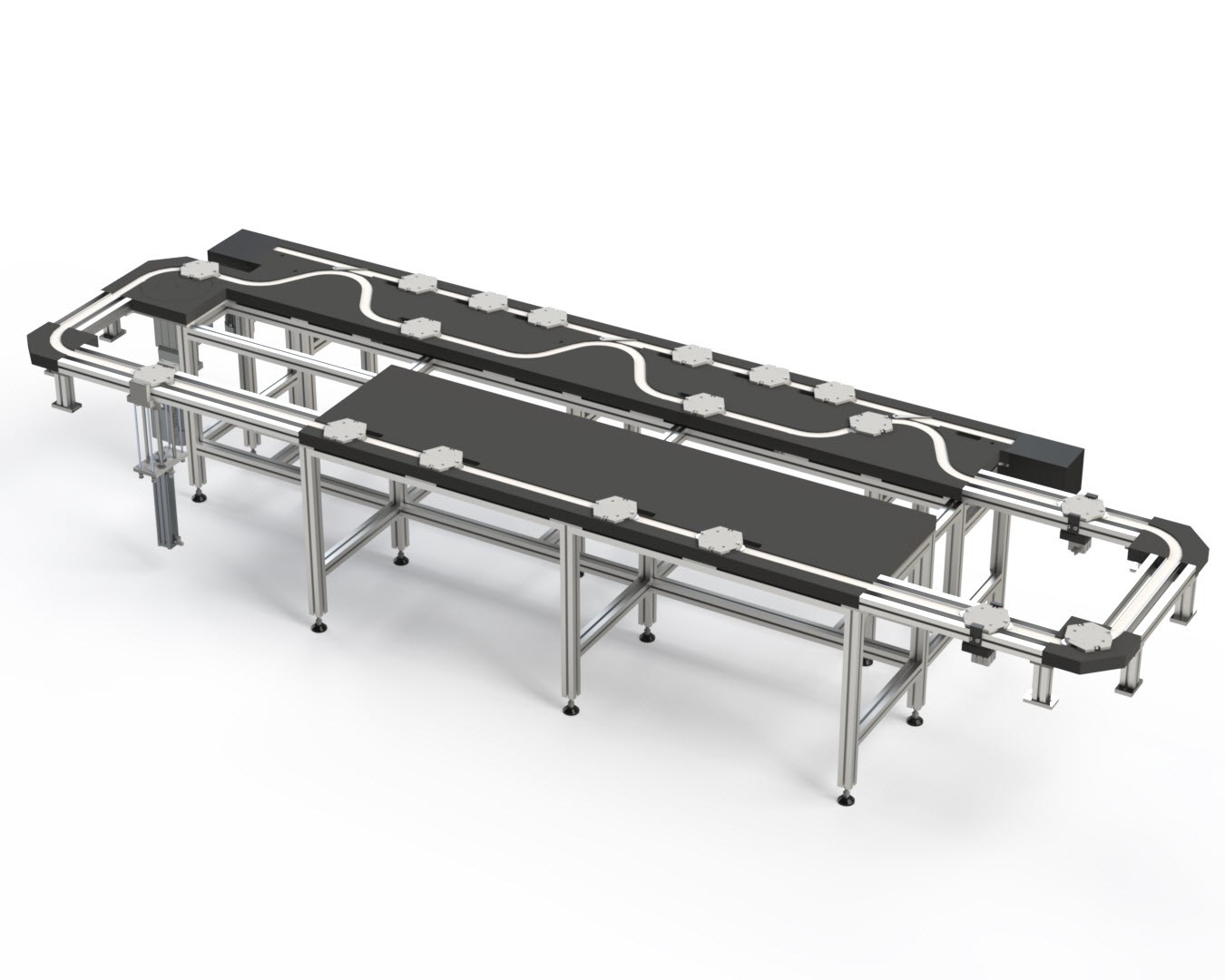 Werkstückträger Kettenumlaufsystem Transportsystem